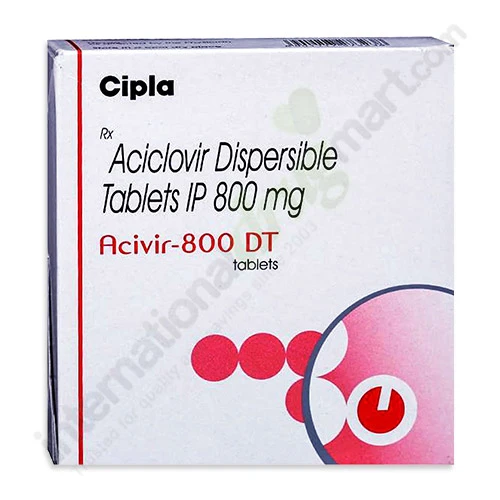 Acyclovir 800mg DT Tablets