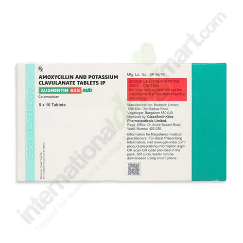 Amoxicillin-Clavulanate 500mg-125mg