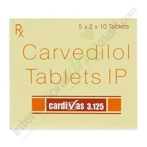 Carvedilol 3.125mg