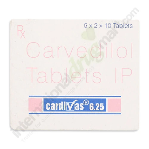 Carvedilol 6.25mg