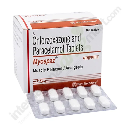 Chlorzoxazone-Paracetamol 250mg-500mg