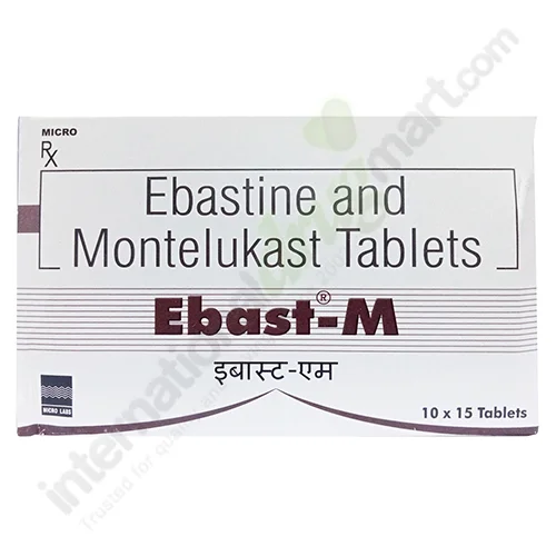 Ebastine-Montelukast 10mg-10mg