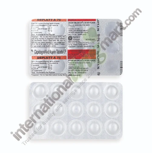 Clopidogrel-Aspirin 75mg-75mg