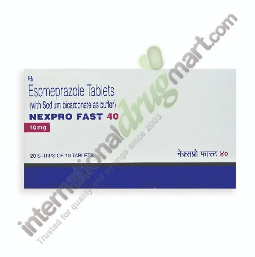 Esomeprazole 40mg (With Sodium Bicarbonate As Buffer)