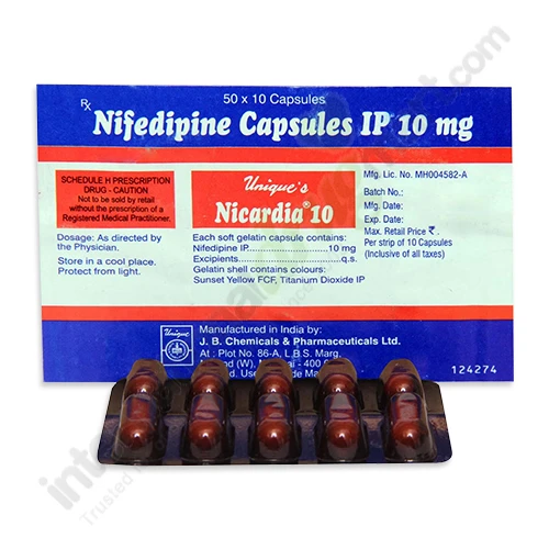 Nifedipine 10mg
