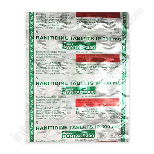 Ranitidine 300mg Tablets
