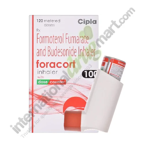 Budesonide-formoterol 100/6mcg Inhaler 120 doses