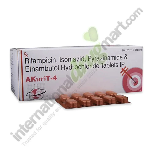 Rifampin-Isoniazid-Ethambutol-Pyrazinamide 150mg-75mg-275mg-400mg