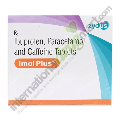 Imol Plus (Ibuprofen-Paracetamol-Caffeine)