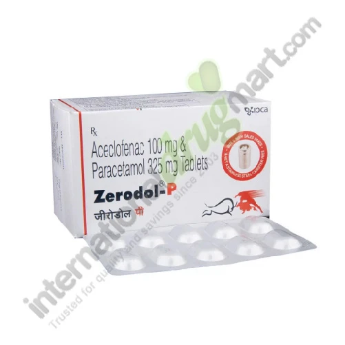 Zerodol P 100-325mg (Aceclofenac–Paracetamol)