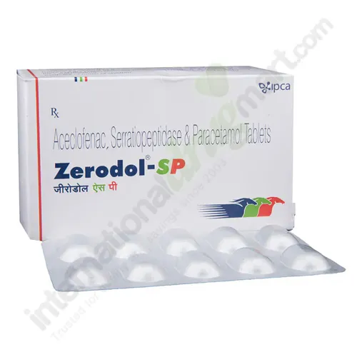 Aceclofenac-Paracetamol-Serratiopeptidase 100mg-325mg-15mg