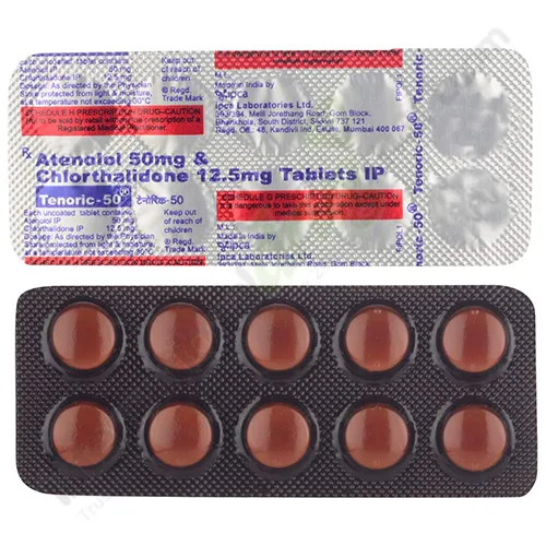 Atenolol-Chlorthalidone 50mg-12.5mg