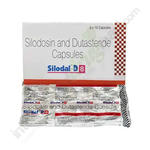 Silodosin 8mg-Dutasteride 0.5mg