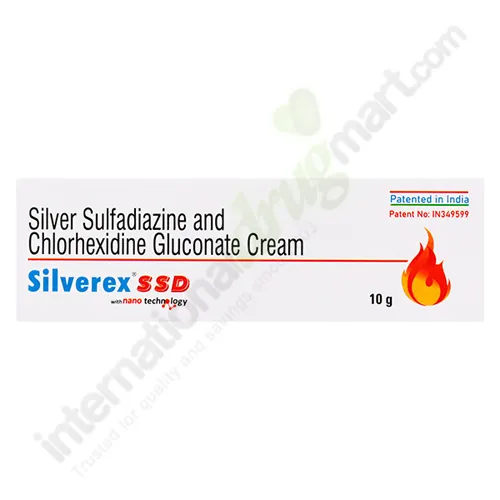 Silver Sulfadiazine and Chlorhexidine Gluconate Cream 0.5%-0.2%-10g