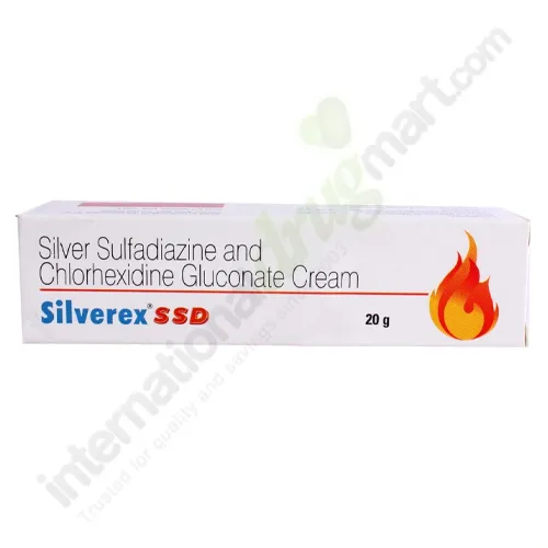 Silver sulfadiazine and chlorhexidine gluconate cream 0.5%-0.2%-20g
