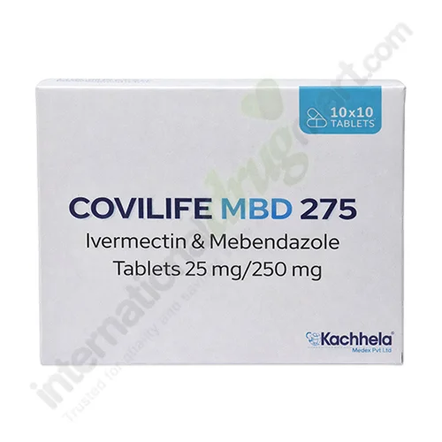 Ivermectin-Mebendazole 25mg-250mg